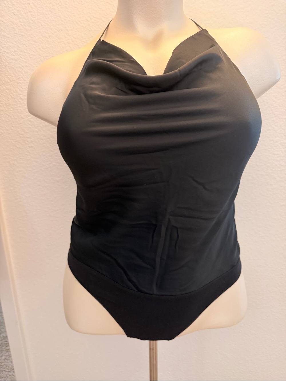 Abercrombie & Fitch Black Halter Bodysuit